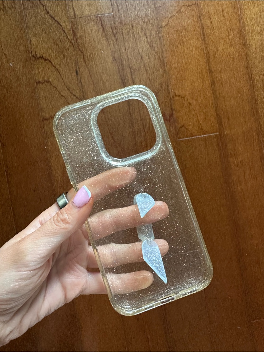 Loopy Case Clear Glitter Phone case